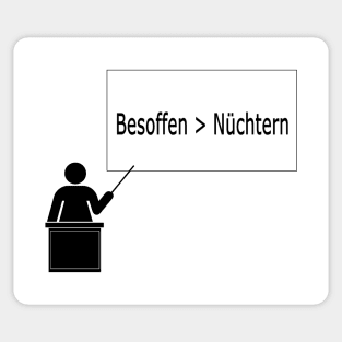 Besoffen > Nüchtern Sticker